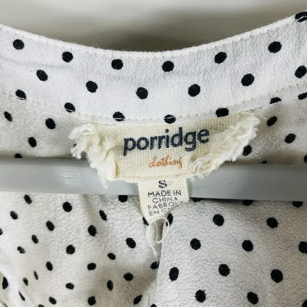 Porridge By Anthropologie Top Small Polka Dot Alexa Tunic - Picture 9 of 11